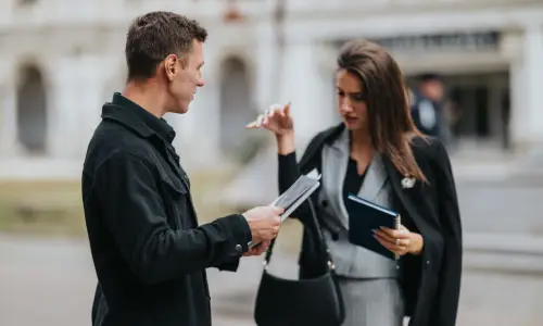 An Albany motorcycle accident lawyer is getting a statement from a witness related to the case he is handling.
